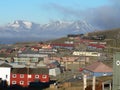 Longyearbyen town Royalty Free Stock Photo