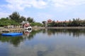 Longzhouchi ( dragon boat pool ) of jimei school in amoy city