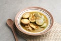 Lontong Opor, Indonesian traditional cuisine, popular during Eid Fitr