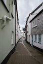 Back Street in the Cornish  fishing town of Looe England Royalty Free Stock Photo