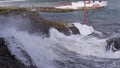 Storm Ophelia reaches Cornwall UK