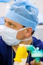 Look of the anesthesiologist Royalty Free Stock Photo