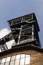 Look from the basement on the Vitkovice mining tower Royalty Free Stock Photo