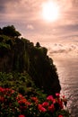 Beautiful Sunshine From the Cliffs of The Uluwatu Temple