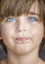 Look blue eyes boy Royalty Free Stock Photo