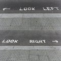 Look both ways Royalty Free Stock Photo