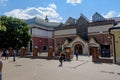 Look on central an entrance of Tretyakovsky gallery in Moscow.