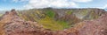 Look into crater of Eldborg volcano