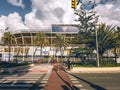 A look inside the football stadium of Malaga