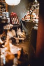 A look inside a shop with lots of Christmas Decorations