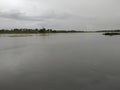 Look of Maharashtrian Bhima river in rainy season