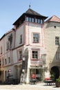 Look on on medieval houses in krems