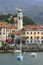 Look at Menaggio, town panorama, bank promenade in Lake Como Royalty Free Stock Photo