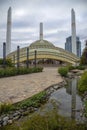 Look at the Mother\'s Heart Mosque close-up. Argun, Chechen Republic