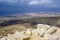 Look from Mount Nebo hill to the valley. Royalty Free Stock Photo