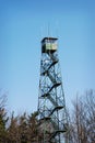 Look-out tower at state park for forest fires.