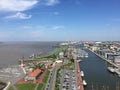 A look over Bremerhaven Royalty Free Stock Photo