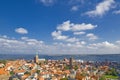 Look over Stralsund Royalty Free Stock Photo