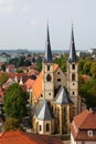 Look at the protestant city church of bad wimpfen Royalty Free Stock Photo