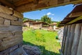 A look at a rural estate in the Bulgarian Zheravna Royalty Free Stock Photo