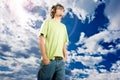 Look at sky Royalty Free Stock Photo