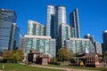 Tall Buildings And Rail Museum In Downtown Toronto, Ontario Royalty Free Stock Photo
