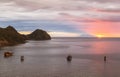 Look at sunset from Paradise Bar, Labuan Bajo, Indonesia Royalty Free Stock Photo