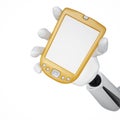 Look to the gold pda Royalty Free Stock Photo