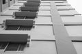 Look up at apartment housing in Thailand. Step of building. Royalty Free Stock Photo