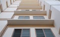 Look up at apartment housing in Thailand. Step of building. Royalty Free Stock Photo