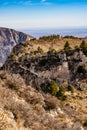 Lookign Down At The Bridge From Guadalupe Peak