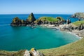 Looking across the bay of Kynance Cove Royalty Free Stock Photo
