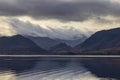 Castle Crag across Derwentwater Royalty Free Stock Photo