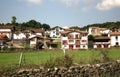 Typical village in the Spanish Basque region