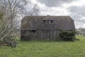 Old black wooden barn Royalty Free Stock Photo