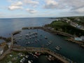 Looking across Mevergissey Harbor