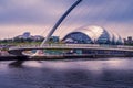 Looking across the River Tyne