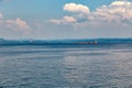 Looking across Tokyo Bay from Sarushima Royalty Free Stock Photo