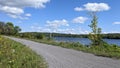 Looking across Trent River in Hastings Ontario