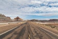 A Road in the Painted Desert, Arizona Royalty Free Stock Photo
