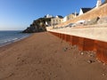 On the beach at Torcross Devon Royalty Free Stock Photo