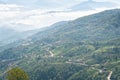 Beautiful views of Himalayas and rice terraces Royalty Free Stock Photo