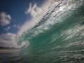 Looking at the big shorebreak wave