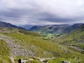 Looking from The Combe to Borrowdale valley Royalty Free Stock Photo