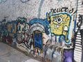 Spongebob and Betty on wall