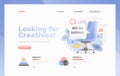 Looking for Creatives Web Page