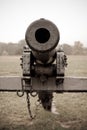 Looking Down Cannon Barrel