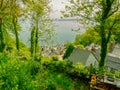 Looking down on Clovelly village North Devon