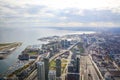 Looking down from cn tower Royalty Free Stock Photo