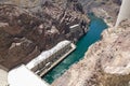 Looking Down at Colorado River from Hoover Dam